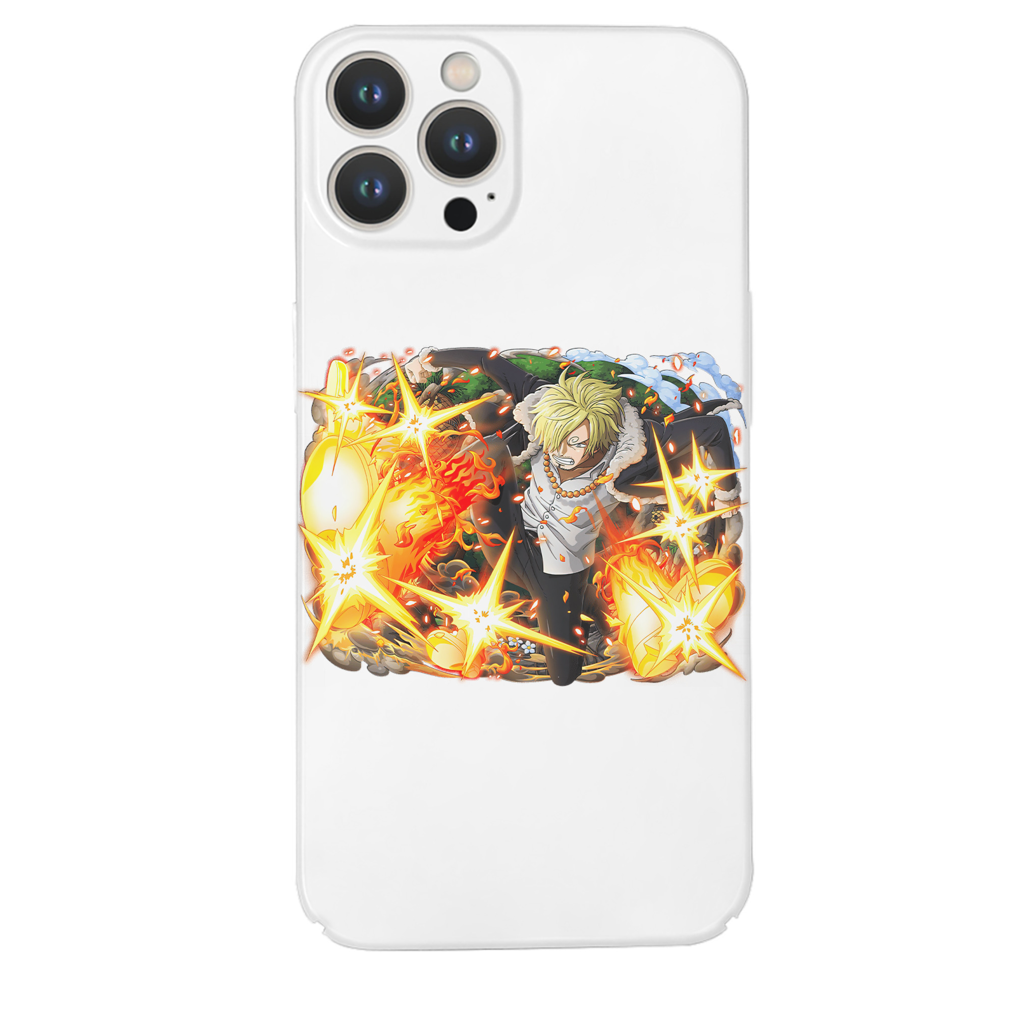 （画像用） ワンピース サンジ ONE PIECE Sanji 【iPhone 14シリーズ対応】ハードケース